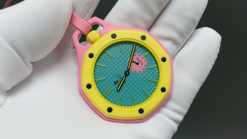 Royal Pop Sport Watch – Yellow Pink