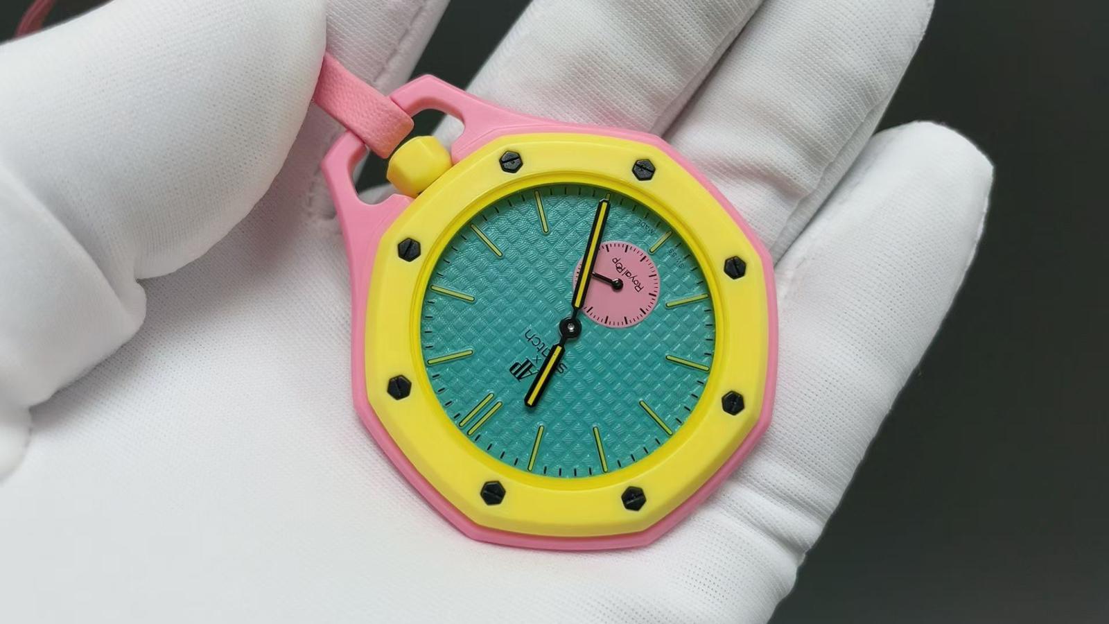 Royal Pop Sport Watch – Yellow Pink