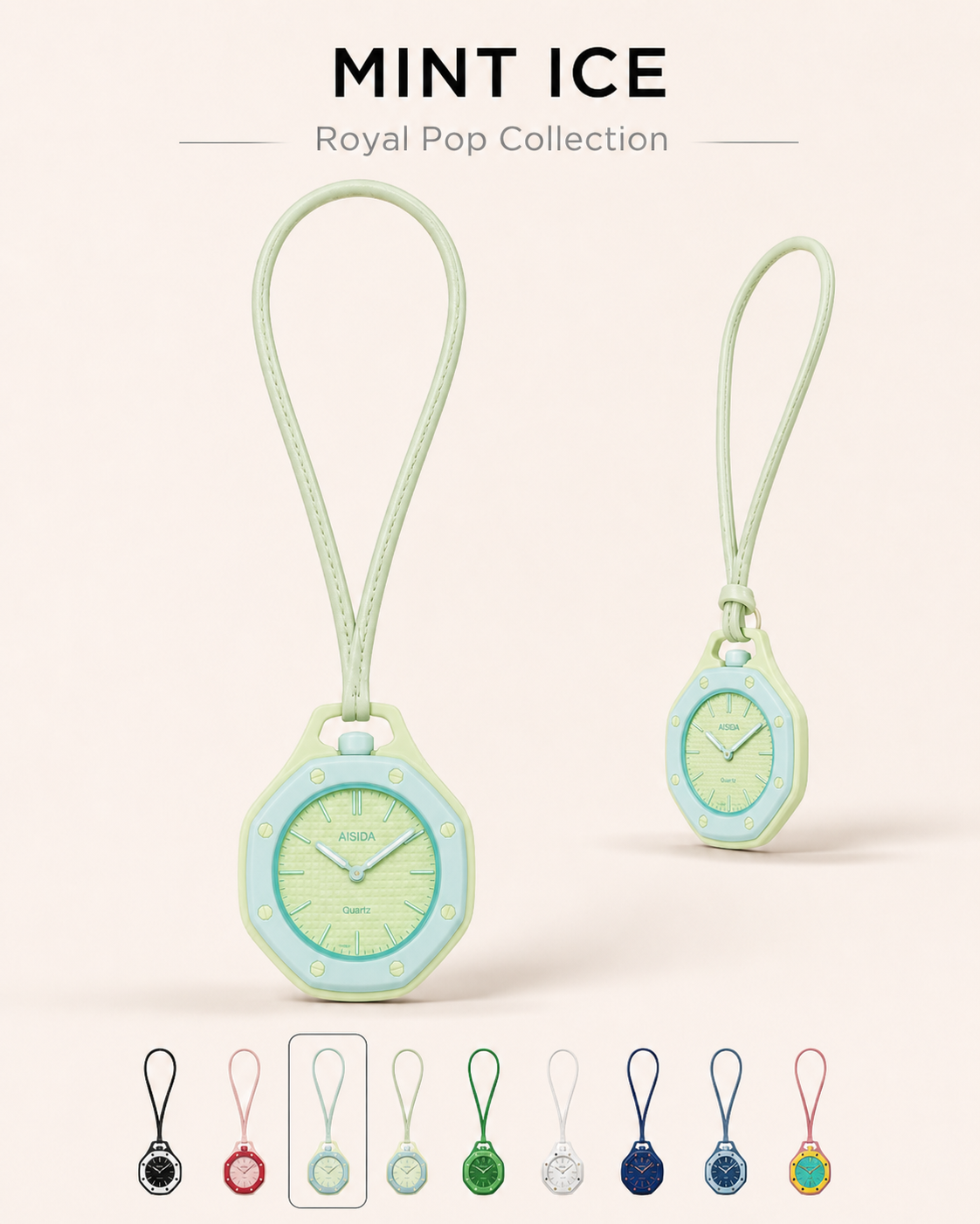 Royal Pop Sport Watch – Mint Ice